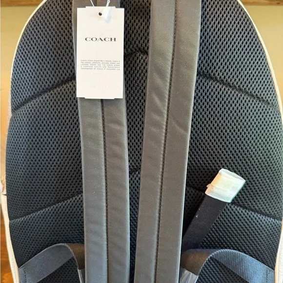 Coach Brown and White Signature Dome Backpack - Picture 5 of 7